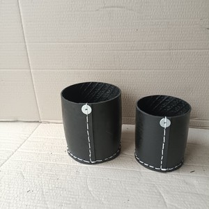 Organisateur de bureau cylindrique en caoutchouc fait main, style industriel, pour ateliers, conteneur de rangement pour articles divers - Product Image 5