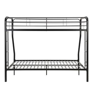 Letto a Castello in Metallo con Letto Singolo Sopra e Letto Matrimoniale Sotto, Ampio Spazio di Stoccaggio, Facile Montaggio, Senza Necessità di Rete a Doghe, Letti per Bambini - Product Image 6
