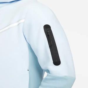 Survêtement de sport personnalisé pour homme et femme, automne, demi-zip, à capuche, coupe oversize, en maille, blanc rose, coton polyester - Product Image 3