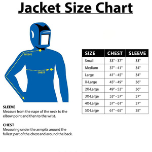 Veste de soudage haute performance, résistante à l'abrasion, en cuir de vachette pleine fleur, vêtements de travail pour soudeurs - Product Image 5