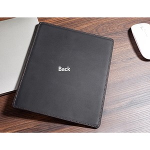 Genuine Leather Mouse Pad Anti Slip Backing <b>Desk</b> Mat Luxury Cowhide Leather Mousepad for Glass Top Tables LMP-0102 - Product Image 2