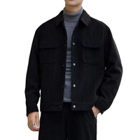 Printemps automne affaires mode Harajuku manteaux hommes solides vêtements masculins lâche décontracté hauts tout Match veste à manches longues vêtements d'extérieur