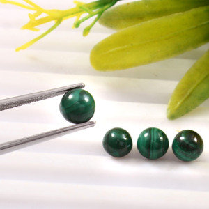 ลูกบอลมาลาไคต์ธรรมชาติขนาด 10 มม. รูปทรงกลมเรียบ คริสตัลบำบัด ลูกแก้วอัญมณีสำหรับทำเครื่องประดับ ขายส่งจำนวนมาก - Product Image 2