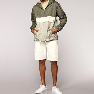 Veste coupe-vent personnalisée en nylon, zippée, imperméable, vintage, légère, pour homme, idéale pour la course et les activités de plein air - Product Image 5