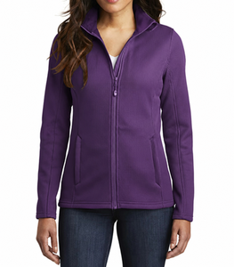Chaqueta de Forro Polar Transpirable con Cierre Completo para Mujer, Color Negro, con Cuello Alto de Poliéster/Nailon, Manga Larga, Corta, para Invierno - Product Image 4