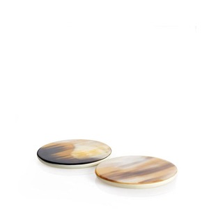 Best Quality Natural Horn Coaster Handmade Drinking Cup Mat Heat Resistant <b>Table</b> <b>Protector</b> for Home Bar Restaurant for Sale - Product Image 1