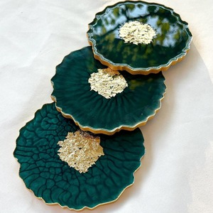 Resin Coaster With Elegant Handmade Design Durable Finish And Smooth Surface Perfect For Protecting Tables - Product Image 6