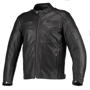 Men High Quality New Arrival Motorcycle Genuine Leather Jacket New Arrival Trendy Men's Motorbike Leather Jacket - Product Image 4