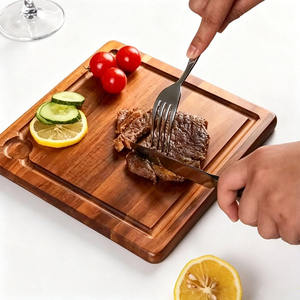 Las tablas de cortar de madera más populares y novedosas del año 2026 son superficies versátiles que son aptas para cuchillos y se utilizan para preparar y servir alimentos. - Product Image 2