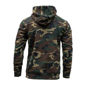 Sudadera con capucha de camuflaje extragrande al por mayor para hombre y mujer, estilo casual, manga larga, algodón grueso, mezcla de algodón básico - Product Image 2