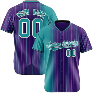 Maillot de baseball de style World Baseball Classic de haute qualité, uniforme d'équipe personnalisé sublimé, anti-humidité, vente en gros USA Europe, modèle haut de gamme - Product Image 1