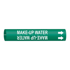 Marcador de Tuberías a Presión para Líneas de Agua de Refrigeración y Suministro - Brady - Product Image 1