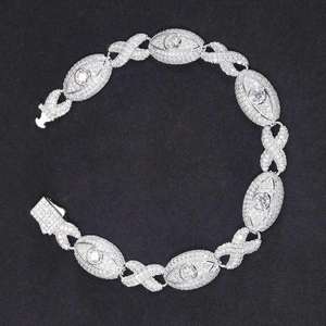 Diamant Moissanite Hip Hop Personnalisé pour Bracelet et Collier – Bijoux Tendance en Promotion - Product Image 2