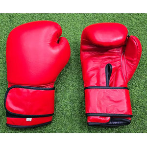 Guantes de Boxeo de Cuero para Entrenamiento de Kickboxing, Agarre Duradero, Flexibilidad de Mano, Impermeables, Transpirables, Correa de Muñeca Ajustable con Gancho - Product Image 1