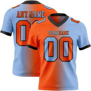 Camiseta Deportiva Americana para Hombre, Multicolor, Cuello en V, Manga Corta, Malla Transpirable, Impresión Sublimada, Nombre del Equipo, Número, Ropa Personalizada - Product Image 1