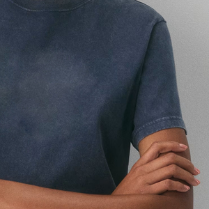 Vêtements décontractés pour l'été, col rond, avec logo personnalisé, service de conception OEM, prix bas, t-shirts pour femmes à manches courtes - Product Image 4