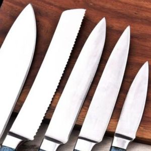 Ensemble de couteaux de chef durables pour la cuisine quotidienne, la découpe des légumes, la découpe de la viande et la préparation professionnelle des aliments - Product Image 6