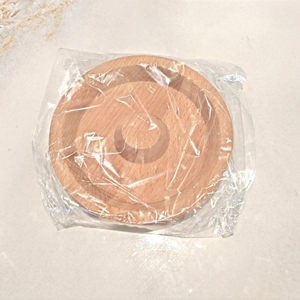 14CM Diameter Simple Japanese Beech Wood Fresh Fruit Pallets Wooden Round <b>Breakfast</b> Tray for Home Serving Wholesale - Product Image 4