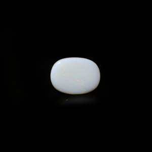 Natural Fire Opal Oval Cabochon 7.7 Carat Loose Gemstone for Fine Jewelry - Product Image 1