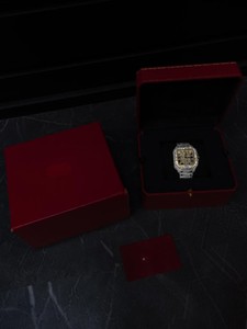 Reloj de Lujo para Hombre, con Diamantes Moissanite VVS de Alta Calidad, Acero Inoxidable, Cuadrado, Analógico, Movimiento Mecánico Automático ETA, Cristal de Zafiro - Product Image 6