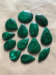 Piedra Preciosa Natural de Malaquita Verde Dicroica con Corte Ovalado para Joyería, Anillo, Colgante, Piedra Suelta de 30-60 mm, 5-15 g, Chakralume GTC - Product Image 4