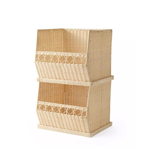 Cesta de Ratán, Superventas, Tendencia Actual, Hecha a Mano, Natural, Ecológica, Organizador de Almacenamiento, Decoración del Hogar, Multiusos, para Ropa - Product Image 3