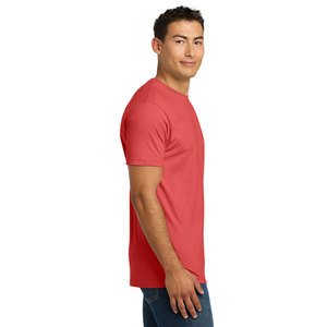 T-shirts rouges de mode pour hommes en gros, inspirés de la collection Level, coupe ajustée, 100% coton 180g, logo personnalisé, livraison DDP en vrac dans le monde entier - Product Image 5