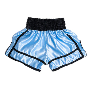 Wholesale Customizable Muay Thai Training Shorts for Men Adults-<b>100</b>% Silk/<b>Polyester</b> Heat-Transfer Printed Breathable - Product Image 4