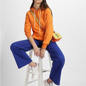 Sweat-shirt à capuche tendance pour femme, col montant, design personnalisé, avec cordon de serrage, vêtement de mode streetwear professionnel, Nouveauté 2026 - Product Image 4