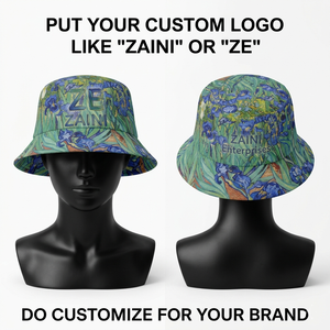 ZAINI ZI-015 Chapeau Bob Unisexe en Toile de Coton Premium 280 GSM avec Logo Brodé 3D Personnalisé et Écusson Tissé, Robuste, Multi-Panneaux, Été - Product Image 6