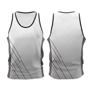 Camiseta Deportiva Personalizada con Logotipo para Hombre, Camiseta Deportiva de Secado Rápido por Sublimación, Chaleco Deportivo Transpirable al por Mayor para Hombre, Ropa Deportiva - Product Image 2