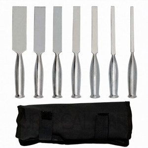 Juego de cinceles ortopédicos Smith Peterson de 8 pulgadas con hojas de acero de 0.64 pulgadas y tubo de succión de Blush Surgical - Product Image 1