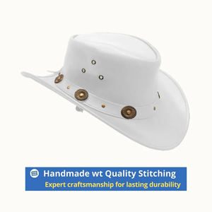 Nuevos Sombreros de Vaquero Unisex de Cuero, Estilo Deportivo de Playa, Transpirables, Ajustables, de Alta Calidad, Disponibles en Todos los Colores - Product Image 2