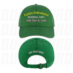 Custom Embroidered Dad <b>Hat</b> Personalized Baseball <b>Cap</b> Front Back Embroidery Upload Logo Text Adjustable Cotton <b>Hats</b> <b>Caps</b> - Product Image 3