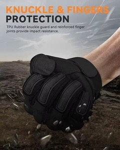 Outdoor Hiking Gloves Anti Slip <b>Grip</b> Secure Wrist Fit Climbing Trail Adventure Custom Logo Team Gloves - Product Image 6