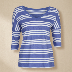 T-shirt à rayures pour femmes en provenance du Bangladesh - Product Image 3