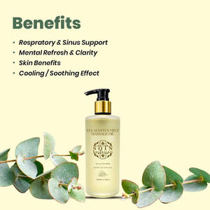 SQIN Botanicals Aceite de Masaje de Eucalipto y Menta 100% Natural, Destilado al Vapor para Relajación y Cuidado Corporal, Proveedores al por Mayor - Product Image 4