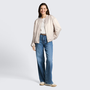 Veste en satin imperméable et coupe-vent pour femme, style streetwear, hiver, manches longues, fermeture éclair, épaisse, en polyester, pour l'extérieur - Product Image 6