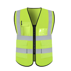 Construction Safety <b>Vest</b> Breathable Casual High Visibility Reflective Multi Pocket Work <b>Utility</b> Men Women Custom Logo OEM ODM - Product Image 1
