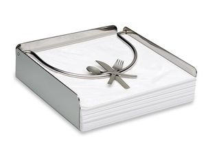 The Metal Wave High Quality Galvanised Metal Napkin Holder <b>Tissue</b> Stand Modern <b>Wedding</b> Durable Reusable Long-lasting Dinnerware - Product Image 5