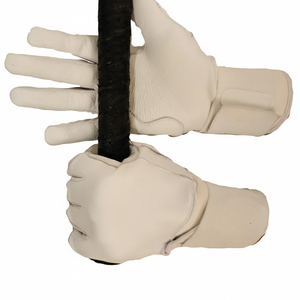 High-quality Leather Baseball Batting Gloves <b>Hook</b> Loop Closure Engineered for Superior Bat Control All-Weather Performance - Product Image 3