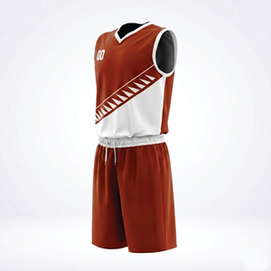 Maillot de basket rétro personnalisé par sublimation pour hommes/jeunes, ensemble uniforme réversible avec short, kit de basket personnalisé - Product Image 3