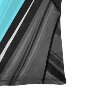 Camiseta de compresión (Rash Guard) de manga corta para MMA y BJJ, hecha a medida con logo personalizado por sublimación, tela de Spandex/Nylon de 220 g/m² - Product Image 6