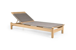 BRISA Premium Teak <b>Pool</b> Lounger <b>for</b> <b>Garden</b> and Terrace Relaxation - Product Image 2