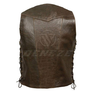 Chaleco de Cuero para Hombre de la Mejor Calidad y Diseño, Chaleco de Cuero Duradero al Mejor Precio, Chaleco de Cuero con Talla Personalizada - Product Image 2