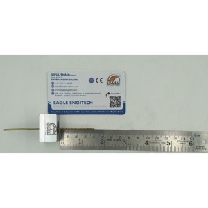 Matrice de torsion pour bracelet creux - Matrice de torsion pour tube métallique en fer, modèle T 8076, entrée 3,00 mm, sortie 2,80 mm - Product Image 3