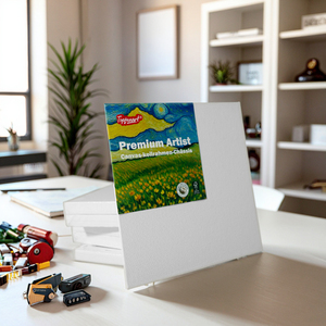 9x12in 100% bông vải tấm nghệ thuật trường nguồn cung cấp cho sơn dầu Acrylic & in kỹ thuật số - Product Image 1