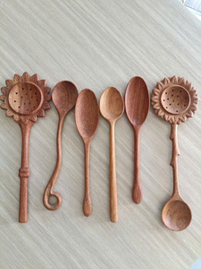 Wooden <b>Spoon</b> 100% Natural Wood Custom Shapes OEM Label Printing Bulk Order - Product Image 2