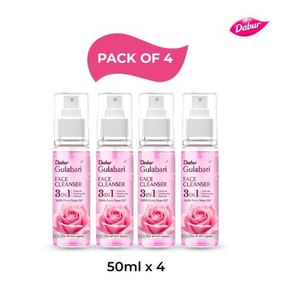 Limpiador Facial Dabur Gulabari Rose Glow 50 ml Paquete de 4 - Product Image 1