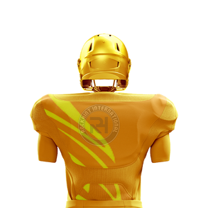 ชุดยูนิฟอร์มอเมริกันฟุตบอลสำหรับวันแข่งขัน ผลิตจากโพลีเอสเตอร์ ระบายอากาศได้ดี ทนทาน และสวมใส่สบายสำหรับนักกีฬา - Product Image 6